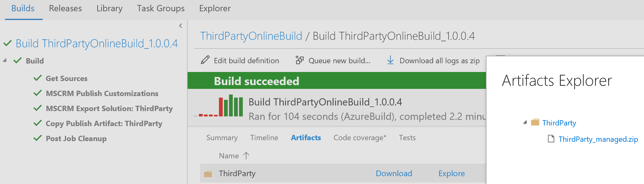 Build Artifacts